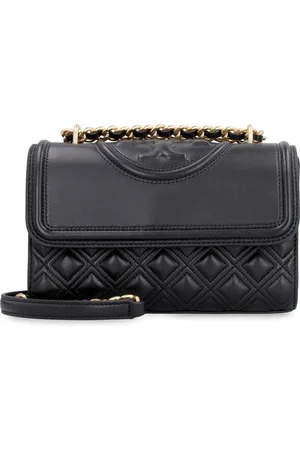 Tory Burch Taske, Dame, Sort, ONE SIZE, Uld, Lille Fleming Convertible Skuldertaske