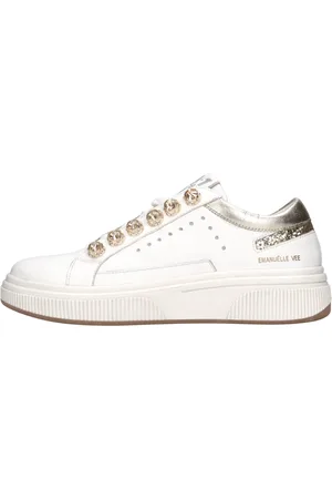 Emanuélle vee Sko, Dame, Hvid, 40 EU, Læder, Sneakers Hvid