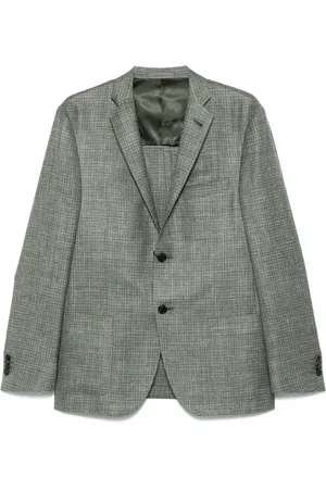 corneliani Jakke, Herre, Grøn, 2XL, Uld, Luksus Uld Silke Linned Jakke Italien