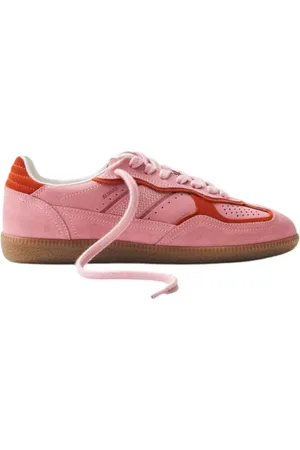 ALOHAS Sko, Dame, Lyserød, 39 EU, Læder, Rosa Læder Sneakers Retro Stil