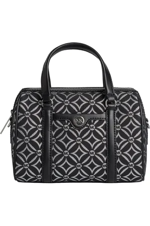 Michael Kors Taske, Dame, Sort, ONE SIZE, Bomuld, Kompakt Jacquard Cross-Body Taske