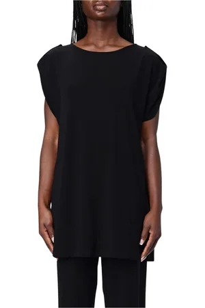 FAY Top, Dame, Sort, 2XS, Sort Rund Hals Top til Kvinder