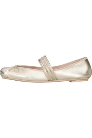 Pretty Ballerinas Sko, Dame, Gul, 39 1/2 EU, Læder, Håndlavet dansestil læder ballerina