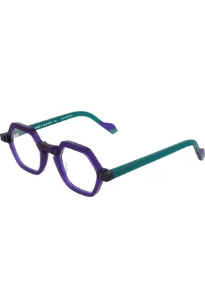 Anne & Valentin Tilbehør, unisex, Lilla, 47 MM, Uld, Stilfulde Unisex Briller Raw 5