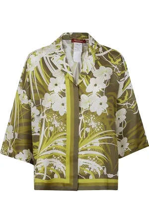Max Mara Bluser & Skjorter, Dame, Flerfarvet, M, Uld, Stilfuld Skjorte til Kvinder