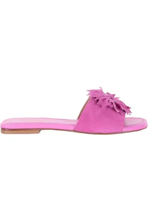 BALDININI Sko, Dame, Lyserød, 38 EU, Rosa Ruskind Slip-On Sandaler