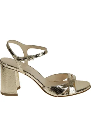SERGIO LEVANTESI Sko, Dame, Gul, 36 EU, Læder, Glenda Sandal i Aspis Rose Platinum