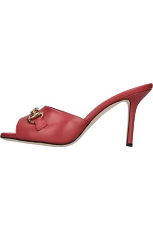 Roberto Cavalli Sko, Dame, Rød, 37 EU, Uld, Sandal Rød