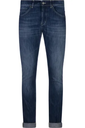 Dondup Jeans, Herre, Blå, W31, Denim, Blå Skinny Jeans Stretch Denim
