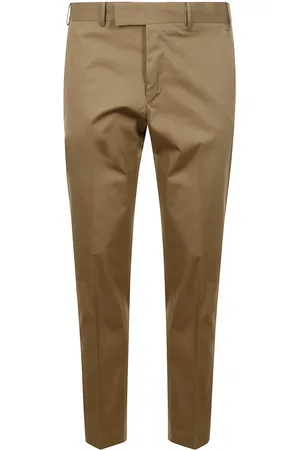 PT Torino Bukser, Herre, Brun, 3XL, Uld, Hvide sommerbukser til stilfuldt look