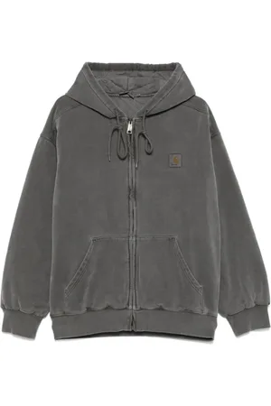 Carhartt Sweathshirts & Hoodies, Herre, Grå, M, Uld, Hættet Vista Jakke