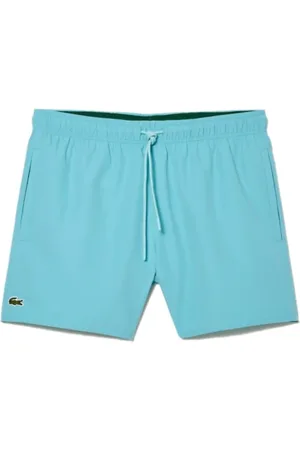 Lacoste Badetøj, Herre, Blå, XL, Polyester, Hurtigtørrende Badeshorts