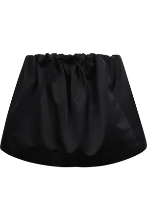 Nº21 Nederdel, Dame, Sort, L, Polyester, Sløjfe Front Strapless Taffeta Crop Top