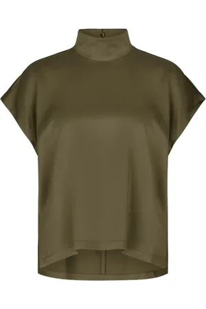 Drykorn Bluser & Skjorter, Dame, Grøn, L, Grøn Alaria Kvinders Top