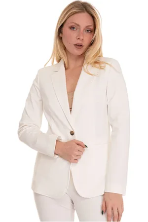 pennyblack Jakke, Dame, Hvid, XL, Uld, Stilfuld Klassisk Jakke til Dig