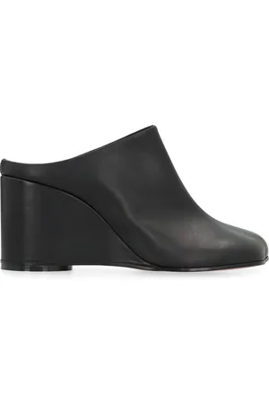 Maison Margiela Sko, Dame, Sort, 37 EU, Læder, Kalveskind Læder Mules