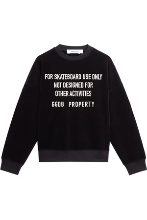Golden Goose Sweathshirts & Hoodies, Herre, Sort, M, Bomuld, Journey Unisex Crew Neck Sweater