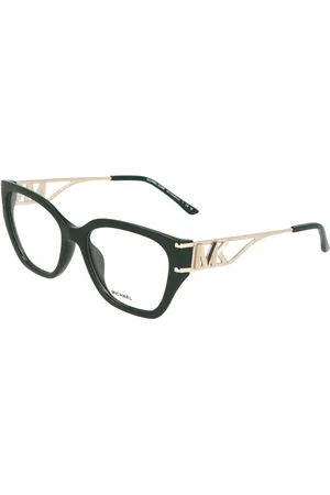 Michael Kors Tilbehør, unisex, Grøn, 54 MM, Kat Eye Briller Elegant Design