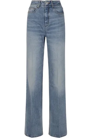 Ami Jeans, Dame, Blå, W29, Bomuld, Flare Fit Jeans - Must Buy