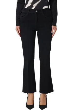 Liu Jo Jeans, Dame, Sort, W31, Bomuld, Sorte Flare Jeans til Kvinder