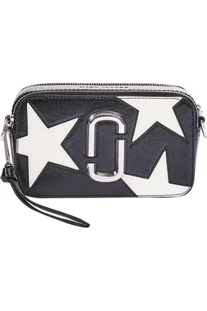 Marc Jacobs Taske, Dame, Sort, ONE SIZE, Uld, Sort og hvid stjerne Snapshot taske