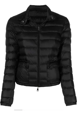 Moncler Jakke, Dame, Sort, 2XL, Uld, Quiltet Dunjakke