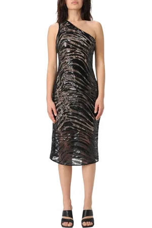 Roberto Cavalli Kjole, Dame, Sort, L, Elegant Sort Aftenkjole