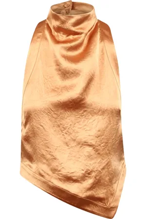 Nanushka Top, Dame, , M, Satin, Rynket Satin Halterneck Top