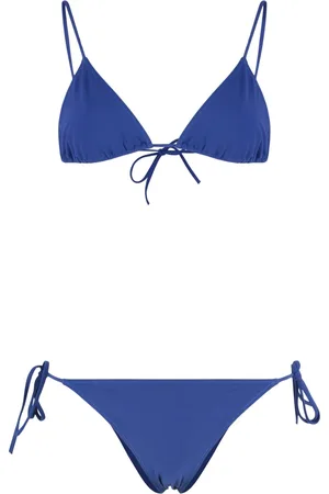 Lido Badetøj, Dame, Blå, S, Uld, Trekantet Bh Bikini Bindeside