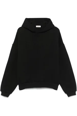 FEAR OF GOD Sweathshirts & Hoodies, Herre, Sort, M, Bomuld, Sort Eternal Sweatshirt med præget logo