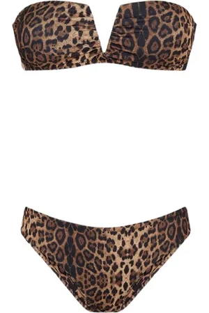 F**K Badetøj, Dame, Flerfarvet, L, Uld, Stropløs Bikini Top