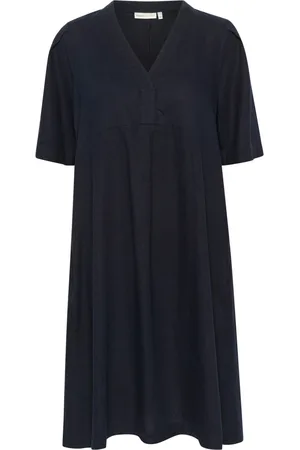 INWEAR Kjole, Dame, Blå, XS, Ellieiw Kjole