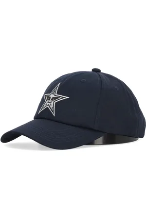 Obey Tilbehør, unisex, Blå, ONE SIZE, Bomuld, Buet skygge stjerne 6Panel Akademi Navy
