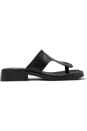 Camper Sko, Dame, Sort, 36 EU, Læder, Sort Asymmetrisk Komfort Sandaler