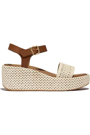 FitFlop Sko, Dame, , 40 EU, Læder, Kile Sandaler til Kvinder