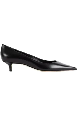 Jimmy Choo Sko, Dame, Sort, 37 1/2 EU, Læder, Sort Læder Amelia Pumps