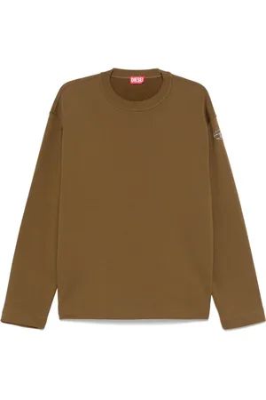 Diesel Top, Herre, Brun, M, Uld, Stilfulde Sweaters Kollektion
