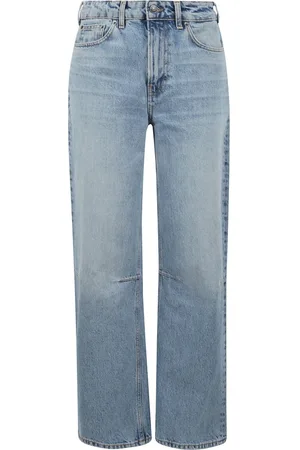 Fiorucci Jeans, Dame, Blå, W28, Denim, Lys Blå Baggy Jeans