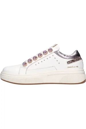 Emanuélle vee Sko, Dame, Hvid, 36 EU, Læder, Sneakers Hvid