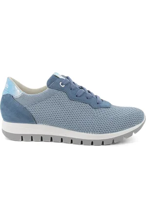 IGI&CO Sko, Dame, Blå, 35 EU, Læder, Behagelige Letvægts Blå Sneakers