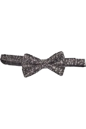 Paul Smith Tilbehør, Herre, Sort, ONE SIZE, Leopard Lurex Forbundet Slips
