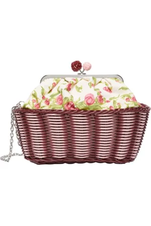 Max Mara Taske, Dame, Flerfarvet, ONE SIZE, Bomuld, Rosa Pasticcino taske medium clutch