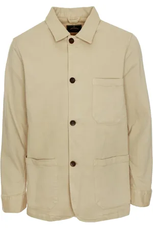 Portuguese Flannel Jakke, Herre, , M, Casual Overshirt med knapdetaljer