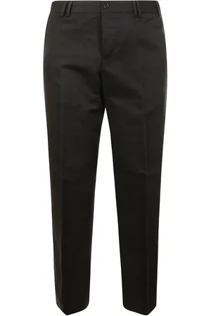 PT Torino Bukser, Herre, Sort, S, Bomuld, Elegant Sorte Bukser med Moderne Snit