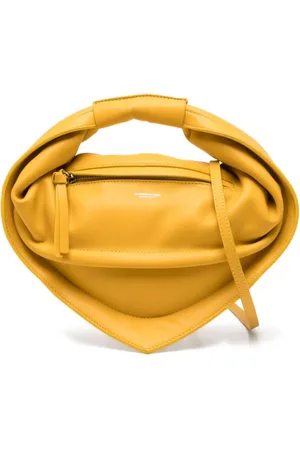 Federico Cina Taske, Dame, Gul, ONE SIZE, Gul Tortellino Tote Taske