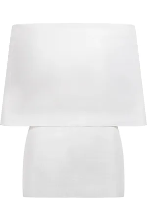 MVP Wardrobe Top, Dame, Hvid, S, Striktrøje med Shawl Boat Neckline