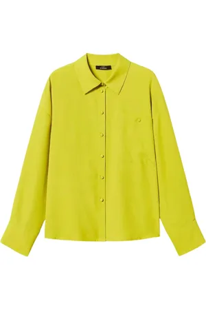 Twin-Set Bluser & Skjorter, Dame, Grøn, XS, Polyester, Grøn Skjorte Actitude Revive Kollektion