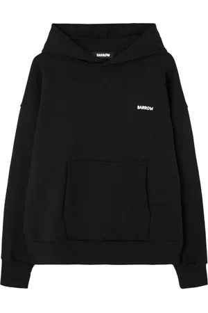 BARROW Sweathshirts & Hoodies, Herre, Sort, XL, Sort sweater med bagtryk