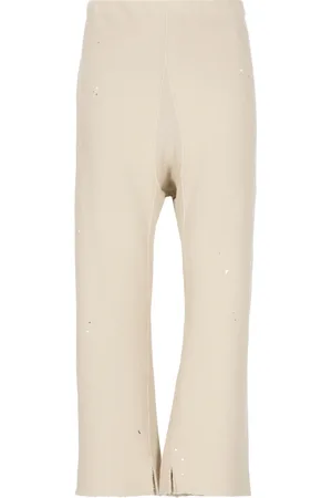 Maison Margiela Bukser, Herre, , XS, Bomuld, Bomuld Bukser med Distressed Detaljer