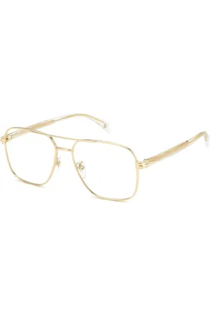 DB EYEWEAR BY DAVID BECKHAM Tilbehør, unisex, Gul, 57 MM, Uld, Guld Crystal Solbriller DB 7103 Rammer